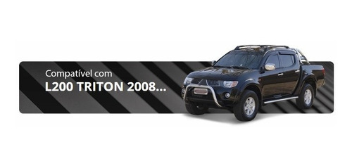 Parachoque De Impulsão Preto L200 Triton Ano 2008 2016