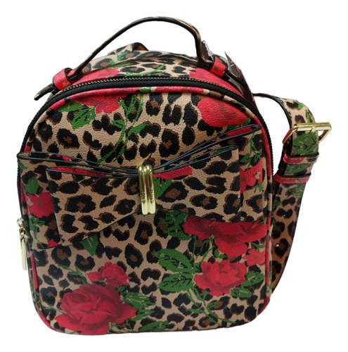 Mochila Mini Bethsey Johnson Mod Leopard Cod. 9851