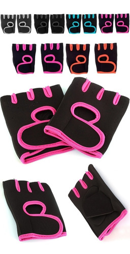 Imagen 2 de 10 de Guantes Neopreno Musculación Pesas Gym Fitness Ciclismo Cs