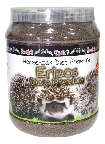 Alimento Premium Erizo Africano Exotic 1.2kg Grillo