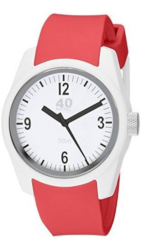 40n4.5l 40nine Colección Básica 35mm Watch En Rojo.