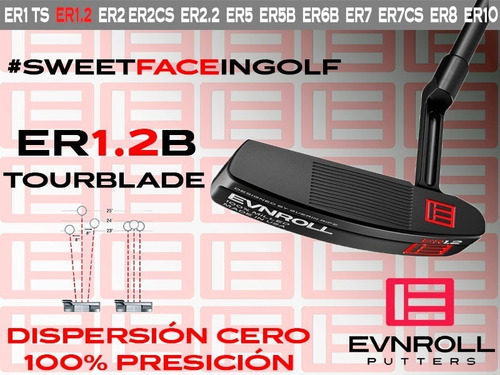 Putter De Golf Evnroll Black Edicion Limitada
