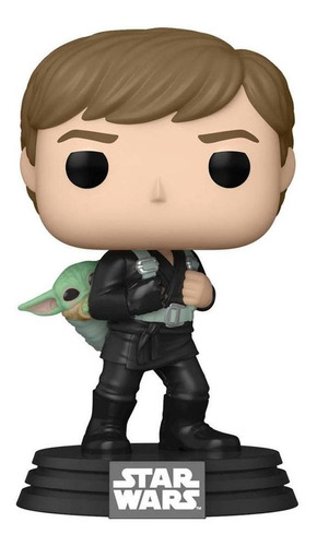 Figura De Accion Luke Sywalker & Grugo 583 Star Wars Funko Pop 