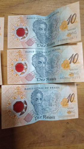 Cédula De 10 Reais Plastico Polímero Soberba