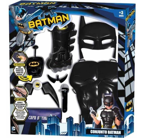 Fantasia Batman Conjunto Batman Comics Com Acessórios