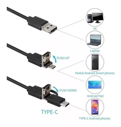 Camara Endoscopica Para Celular 5 Metro