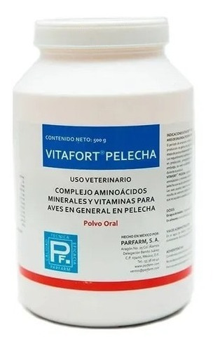 Vitafort Pelecha De 1/2 Kg ( 12 Botes De 500 Gramos)