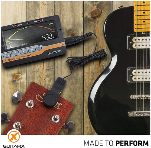 Guitarx X7 - Sintonizador Cromático Metrónomo Y Generador De