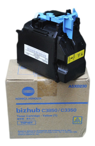 Toner Minolta Bizhub C3350 3850 Tnp48 Original Amarillo