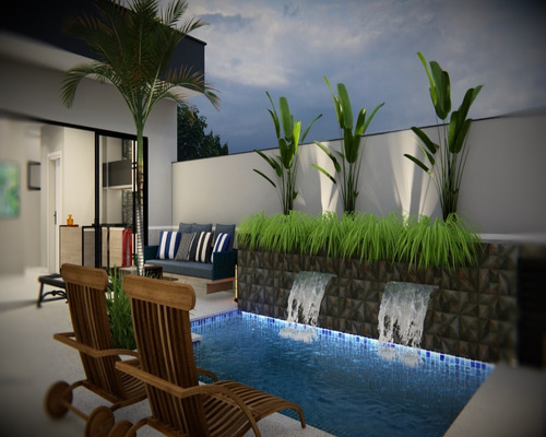 Imagem 5 de 12 de Casa 160m² 3 Suítes Com Piscina Lazer Completo Jardim Residencial Viena Indaiatuba Sp - Ca00972 - 69905020