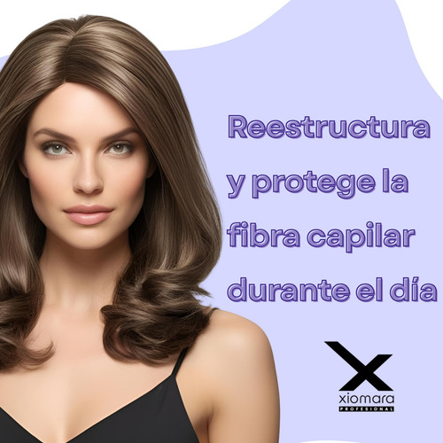 Ampolleta Xiomara Semilla De Lino Capilar Sinenjuague12x10ml