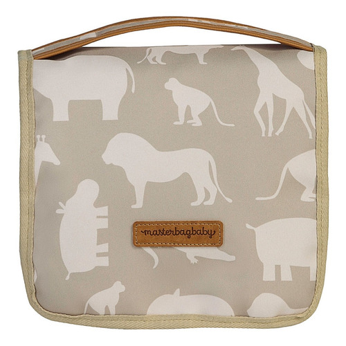 Necessaire Viagem Para Bebê Safari Caqui - Masterbag Baby