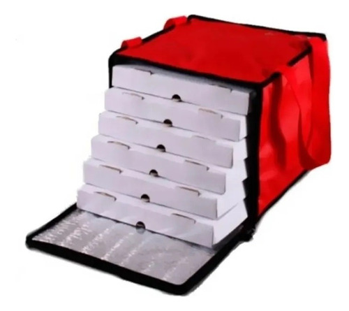 Bolso Térmico Para 6 Cajas De Pizza Delivery Ruta 3 Motos