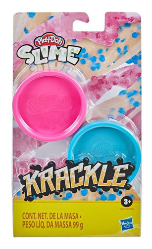 Play Doh Mundo De Texturas Krackle 2 Pack Rosa Y Celeste