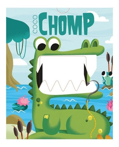 Libro Infantil Coco Chomp. Cartoné. Tapa Deslizable Calada