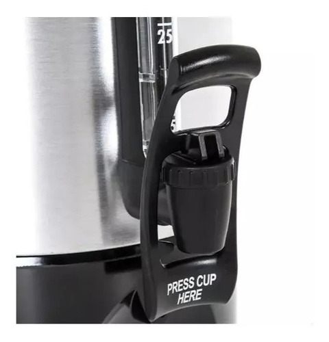 Cafetera Acero Inoxidable Doble Llave De Urna 45 Tazas