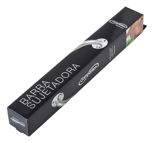 Barra Sujetadora Seguridad Discapacitados Tercera Edad 46 Cm Color Cromo