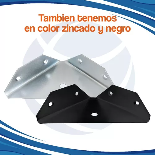 Escuadra Blanca Con Ala Para Colgar Muebles Alacenas Cocina