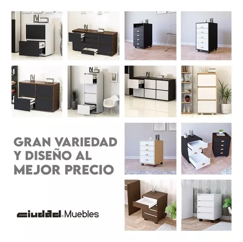 Mueble Biblioteca Organizador De Oficina Baja Meier 150x80cm