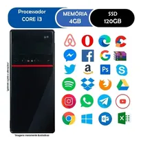 Comprar Computador Desktop Cpu Intel Core I3 4gb Ddr3 Ssd 120gb