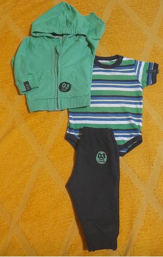 Lote Minimimo ( Pantalón Joggings, Body Y Campera C/capucha)