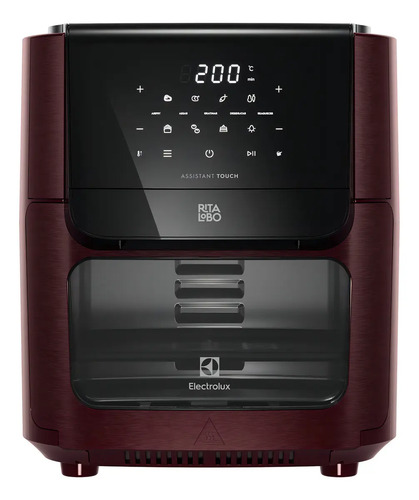 Air Fryer Oven Electrolux por Rita Lobo 12L Digital Vermelha Escura Experience 1700W (EAF86) — foto 2