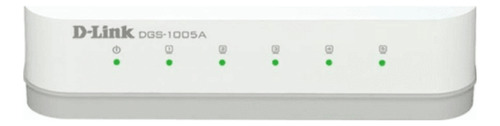 Switch D Link Dgs-1005a 5 Puertos 10/100/1000 Mbps Blanco