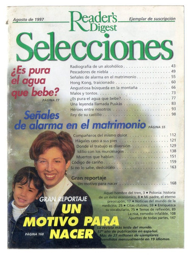 Selecciones Del Reader's Digest Agosto  De 1997