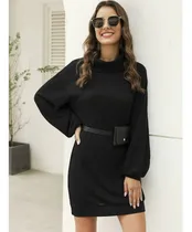 Comprar Vestido Y\u002Fo Blusón Negro Marca Shein Nuevo