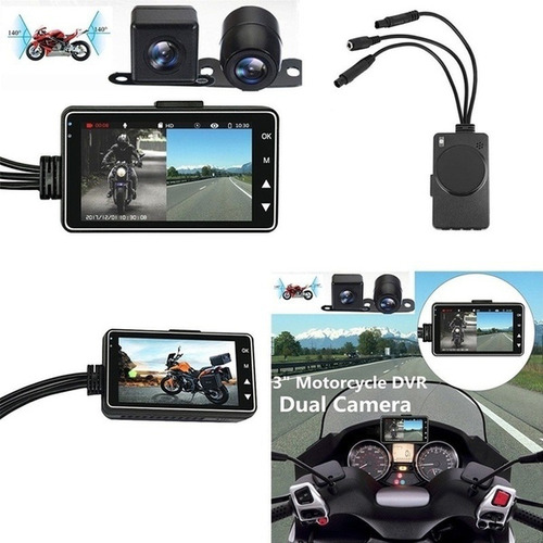 Dash Cam Grabadora De Conducción De Vídeo For Motocicleta C