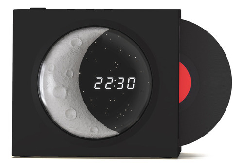 Reloj Retro Con Altavoz Bluetooth Con Reproductor De Discos