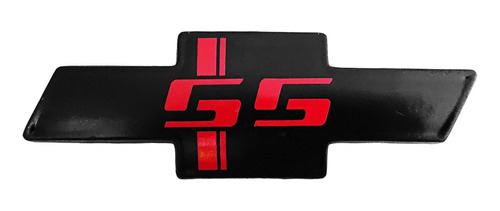 Emblema Parrilla Chevrolet Ss Silverado 92-98 Negro Rojo