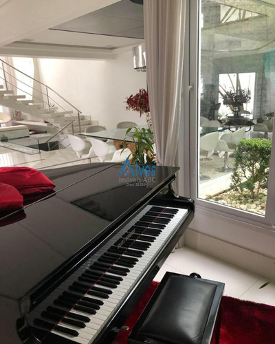Imagem 3 de 23 de Sobrado Luxuoso Mobiliado No Condomínio Swiss Park Com 5 Dormitórios 4 Suítes Com Closet 3 Vagas Em São Bernardo Do Campo - Ca00236 - 69849961
