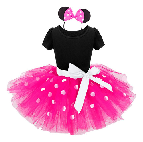Vestido De Minnie Mouse For Niñas Disfrazarse De Halloween