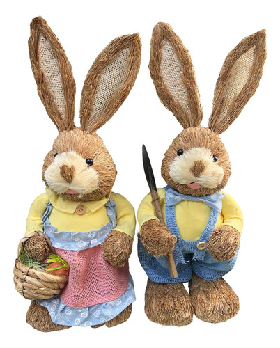 Qipai De Pascua De Paja, 2 Uds., Decoración Hecha A Estilo D