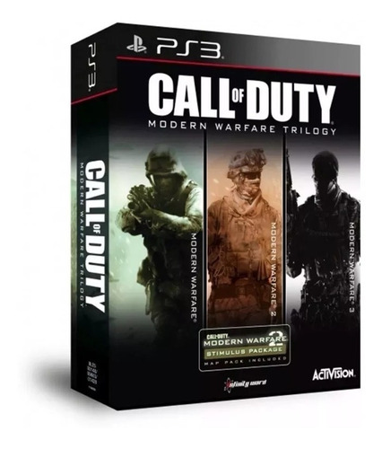 Call Of Duty Trilogia Do Modern Warfare - Ps3 - Mídia Física