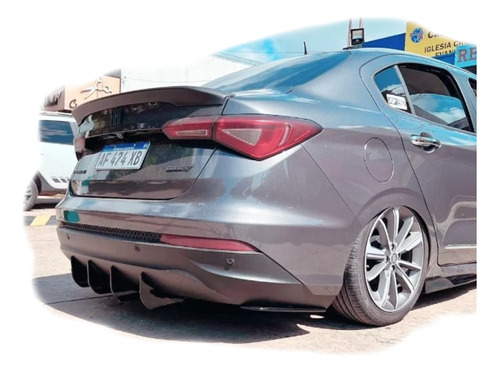 Body Kit Para Fiat Cronos Spoiler Del/zocalos/difusor