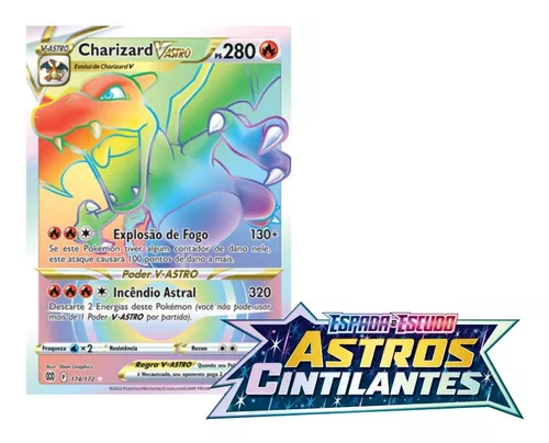 Carta Pokemon Shaymin V Astro Rainbow Astros Cintilantes