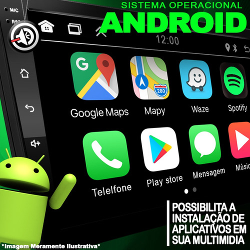 Midia Android 2 Din 9 Polegadas Carplay Sem Fio + Moldura
