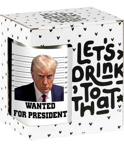 Y Caja Regalo Donald Trump Mugshot Trump Mercancia Trump Tru