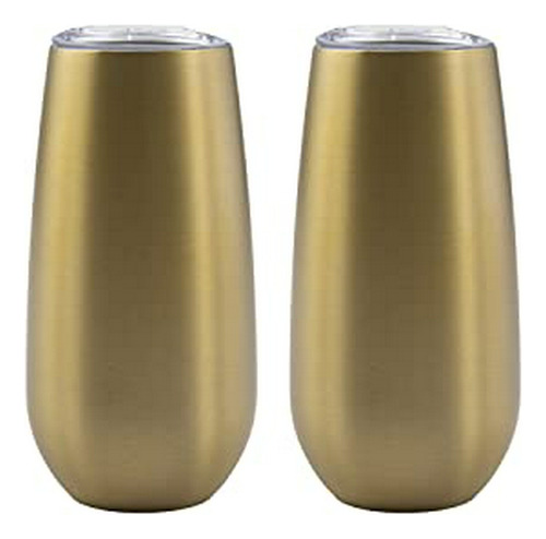 Juego De 2 Copas De Champagne Cambridge Silversmiths 6 Oz, A