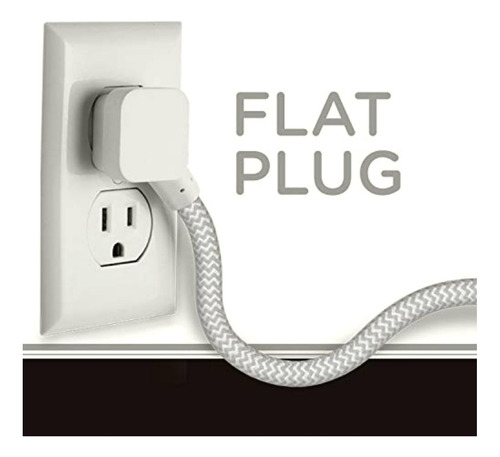Cordinate 37914 3-outlet Extension Cord Gray