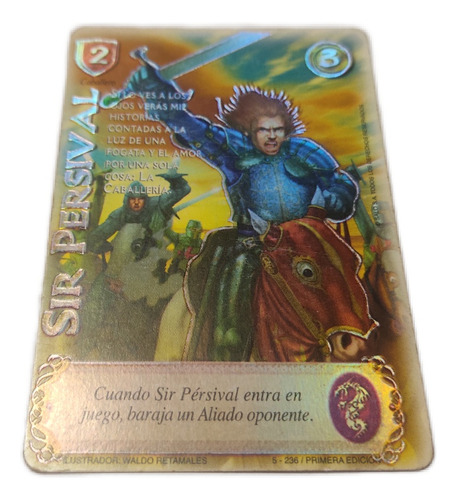 Carta Sir Persival Mitos Y Leyendas (Usado)