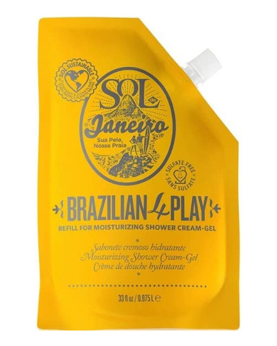 Sol De Janeiro 4 Play Crema De Ducha Hidratante Gel 1 Litro