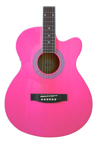 Segovia Sgf238cepk Guitarra Electroacústica Rosa Abeto
