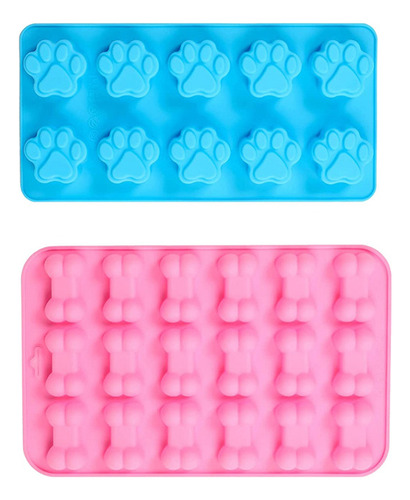 Moldes De Silicona Para Hornear Con Forma De Pata Y Hueso (6