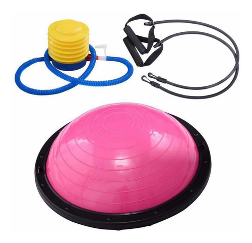 Bosu Ball Media Pelota + 2 Ligas + Inflador