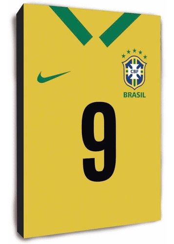 Cuadro De Camiseta Selección De Brasil De Futbol Y Otras