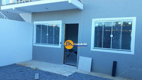 Linda Casa Com 2 Dormitórios À Venda, 74 M² Por R$ 210.000 - Extensão Do Bosque - Rio Das Ostras/rj - Ca1894
