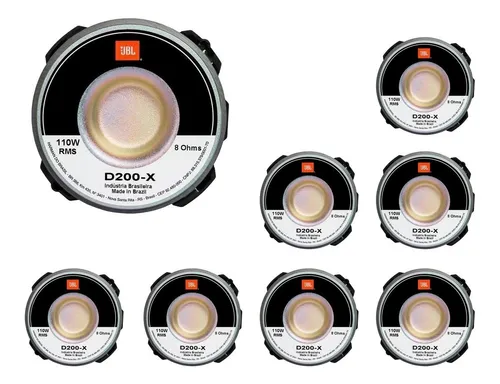 comprar Kit Com 8 Driver Jbl D200x 110w Rms 8 Ohms Fenólico
